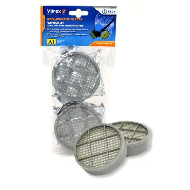 Vitrex 331305 33 1305 A1 Replacement Air Filter Pack of 2