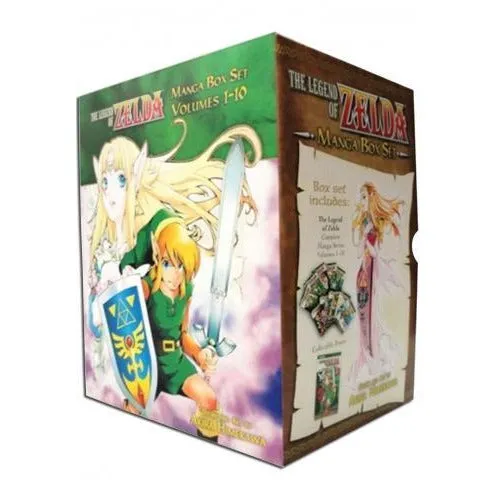 Viz Media The Legend Of Zelda Box Set 1-10 Manga Akira Himekawa