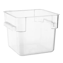 Vogue Hygiplas Polycarbonate Square Storage Container 5.5Ltr