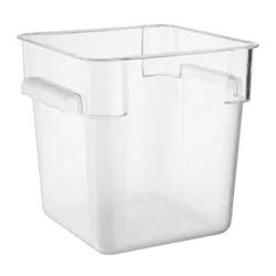 Vogue Hygiplas Polycarbonate Square Storage Container 7Ltr