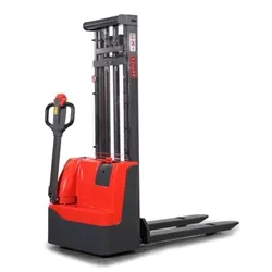 Vulcan Fully Powered Stacker Lift Height mm 1600; Steel; Black/Red
