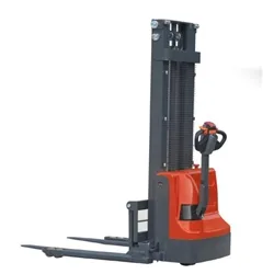 Vulcan Fully Powered Straddle Stacker Lift Height mm 1600 Black/Red