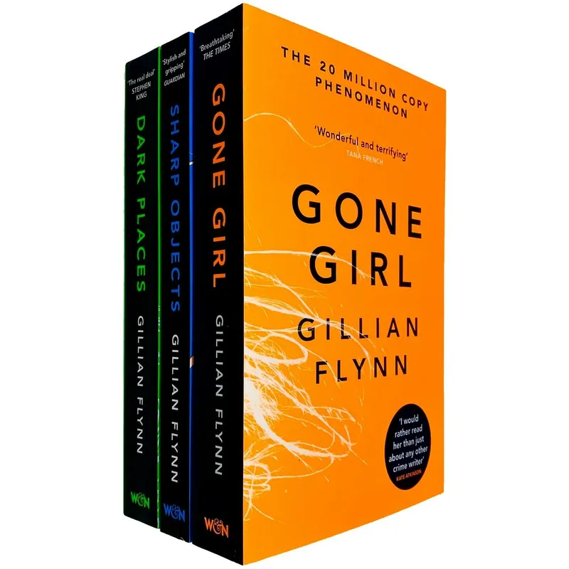 Gillian Flynn: Gone Girl, Sharp Objects & Dark Places 3 Books Collection Set - Fiction - Paperback Hachette