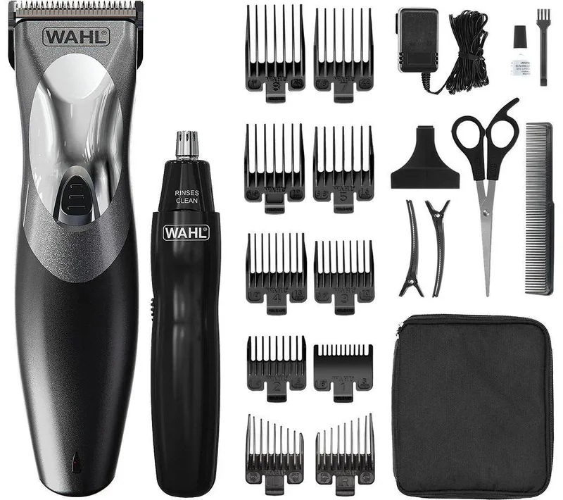 Wahl Clip 'N Rinse Cordless Clipper and Trimmer Kit - Black