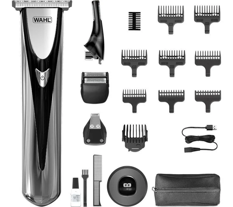 Wahl Elite 8-in-1 Multi-groomer - Silver, Black,Silver/Grey