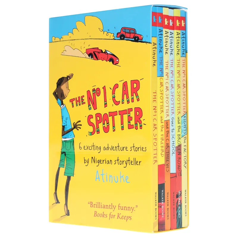 The No 1 Car Spotter Series 6 Books Collection Box Set by Atinuke - Ages 6-9 - Paperback Walker Books Ltd