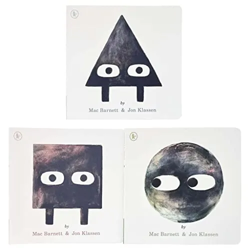 Walker Books Shape Trilogy Collection 3 Books Set (Triangle, Square and Circle) by Mac Barnett