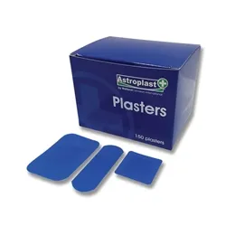 Wallace Cameron Blue Detectable Plasters (150 Pack) 1214050