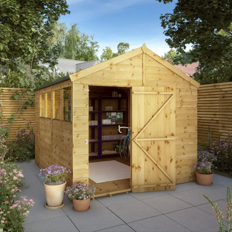 10 x 8 Mercia Shiplap Apex & Reverse Apex Shed