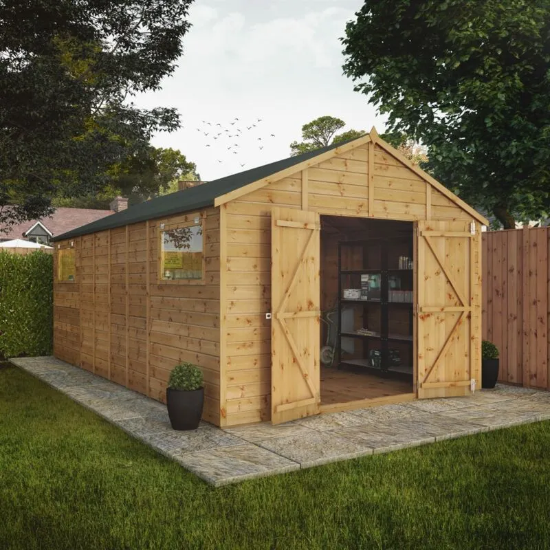 18 x 10 Mercia Premium Shiplap Apex Workshop