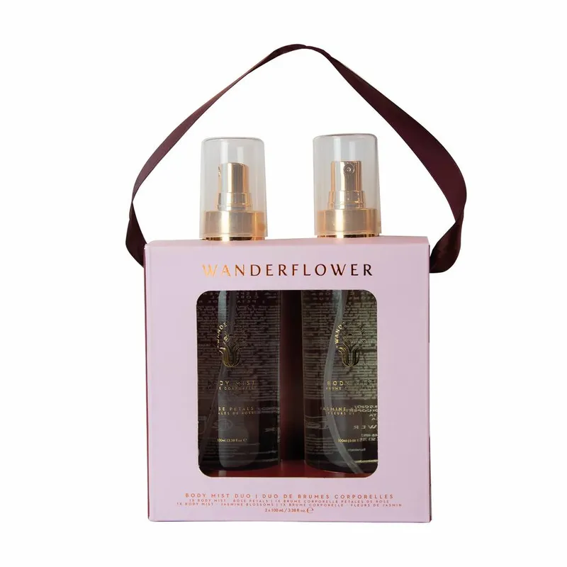 Wanderflower Body Mist Duo Gift Set 2x 100ml in Clear - Clear