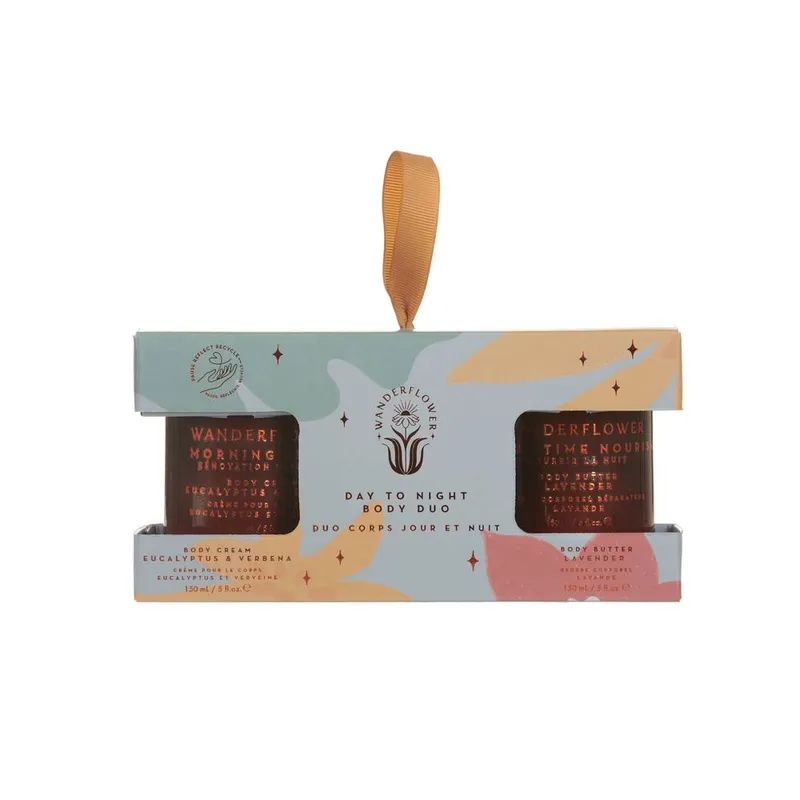 Wanderflower Women's Day To Night Body Duo Gift Set in Blue Blue female