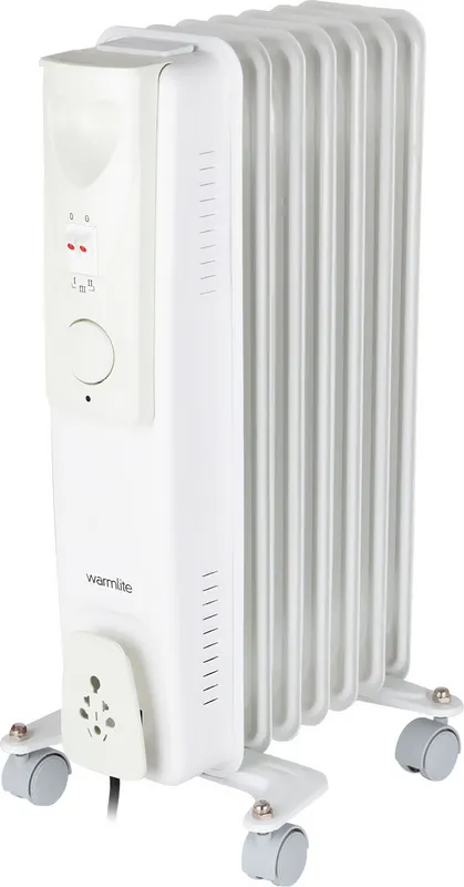 Warmlite Oil Filled Radiator - White
