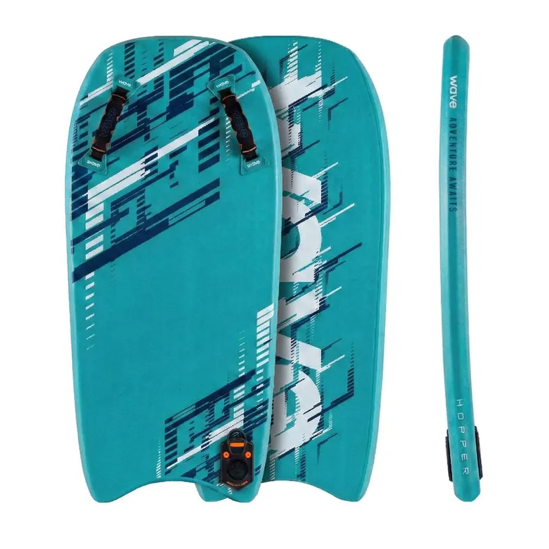 Wave Sups Wave Hopper 2.0 Inflatable Body Board in Aqua Aqua