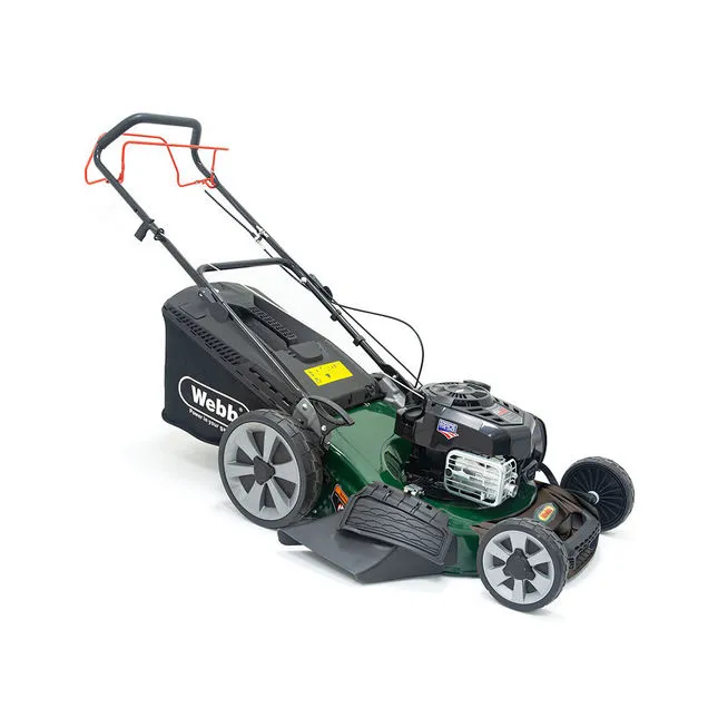 Webb WER21HW4 53cm Self Propelled High Wheel Petrol Rotary Lawnmower