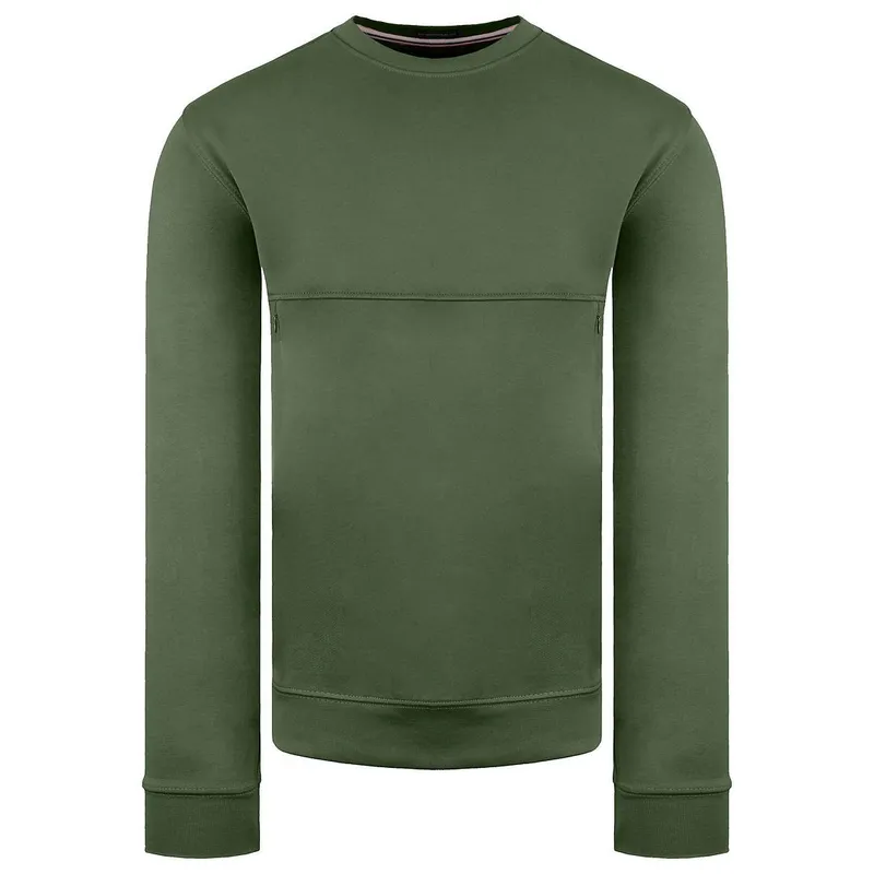 Weekend Offender Men's Long Sleeve Crew Neck Asmara Green Sweater Size: Small Green S
