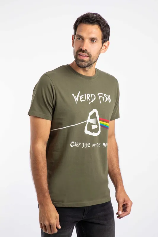 Weird Fish Carp Side Mens Front Print Artist T-Shirt