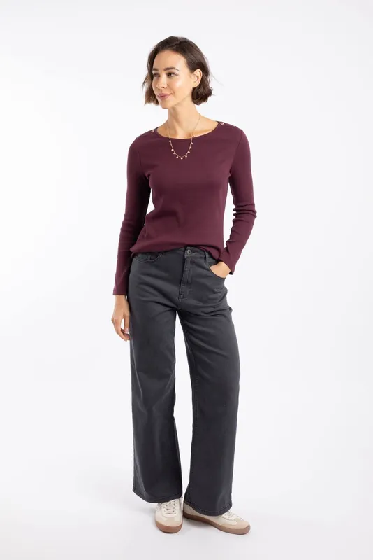 Weird Fish Cora Womens Wide Leg Jeans - - Size: 16