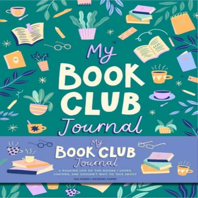 Weldon Owen My Book Club Journal Hardback Multicolor