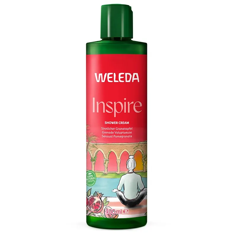 Weleda Inspire Pomegranate Creamy Body Wash 400ml