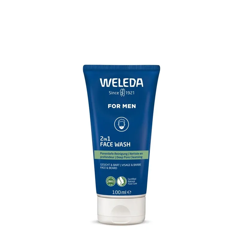 Weleda Men's 2in1 Face Wash 100ml