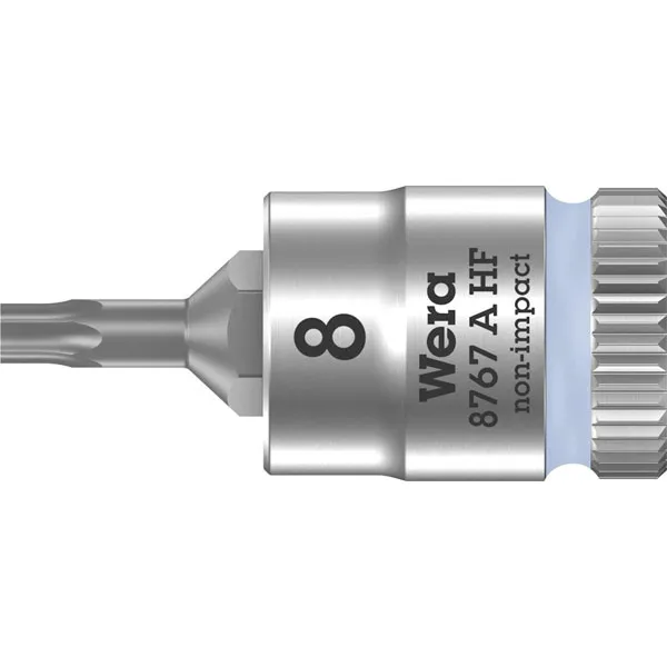 Wera 05003372001 8767 A HF Torx® Zyklop Bit Socket - Hold Func 1/4...