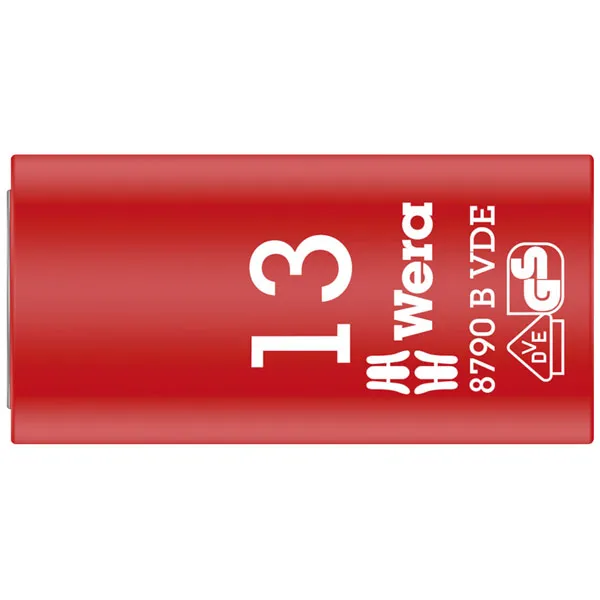 Wera 8790B Zyklop Vde 3/8" Drive Socket 3/8" 13mm