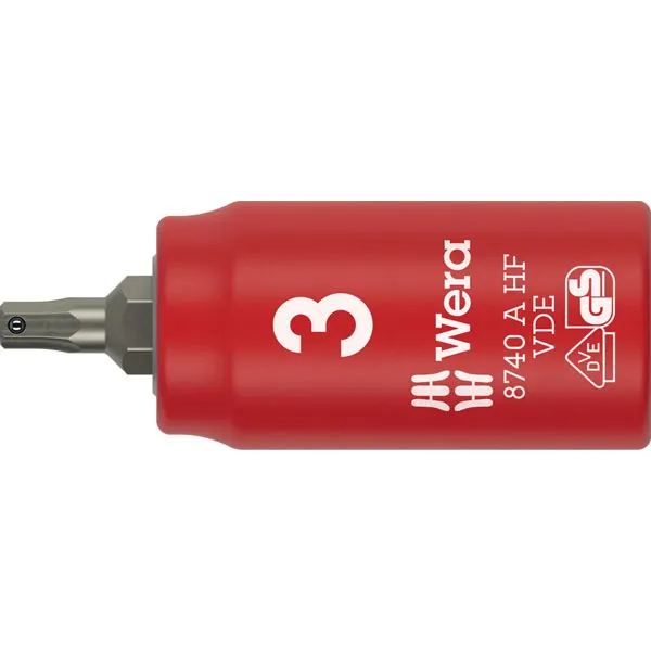 Wera 05005921001 8767 A Vde HF Torx® Zyklop Bit Socket 1/4" Drive ...