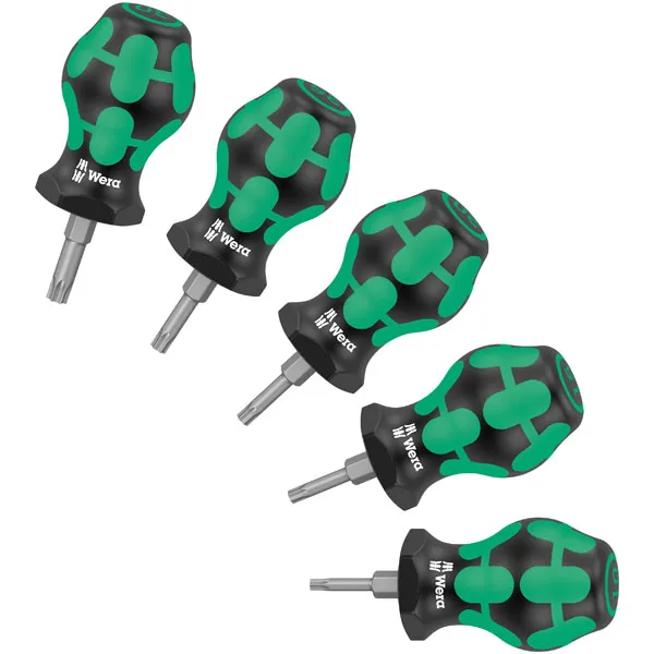 Wera 05008876001 Stubby Set TX 1 Screwdriver Set Torx® 5 pieces