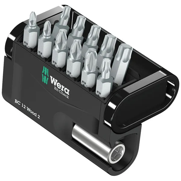 Wera 05057422001 Wera Bit-Check 12 Wood 2 General Bit Set PZ,PH,TX...