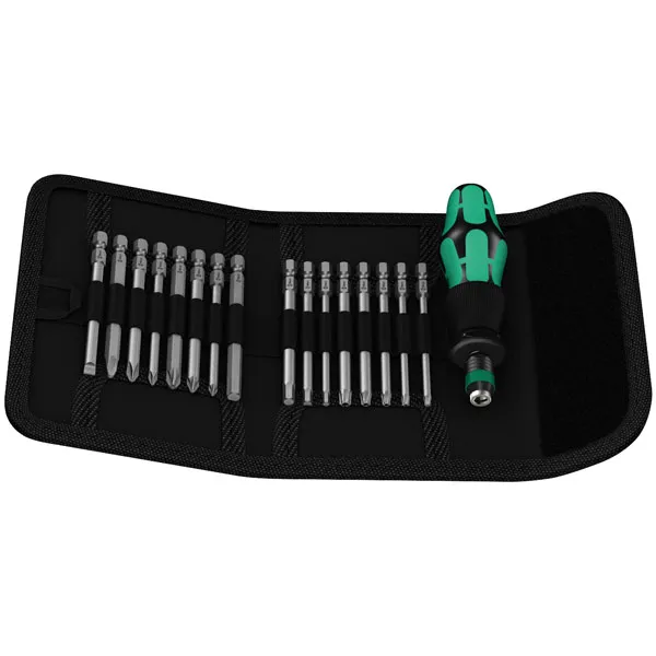 Wera 05071116001 Kraftform Kompakt 60 Stainless Nut/Slot/Hex/PH/PZ...