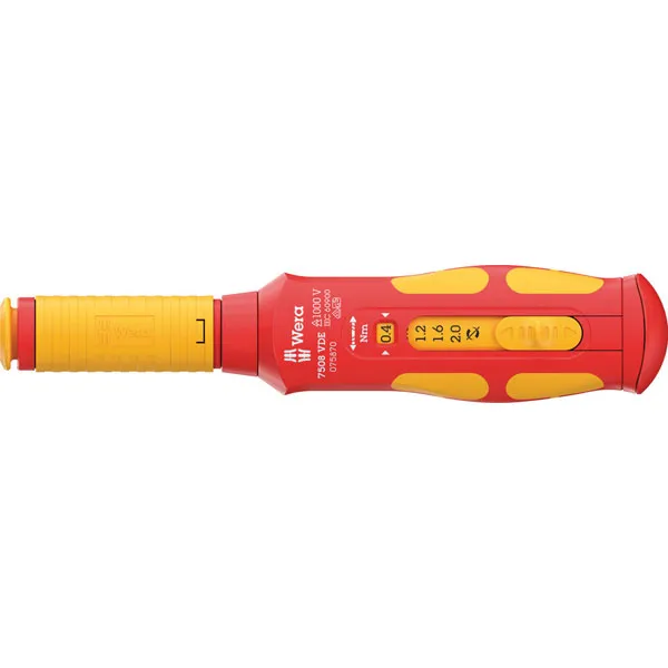 Wera 05075876001 7516 Vde Kraftform Safe-Torque Speed Torque Sdriv...