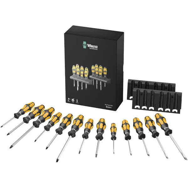 Wera 13 Piece Kraftform Chiseldriver Screwdriver Set