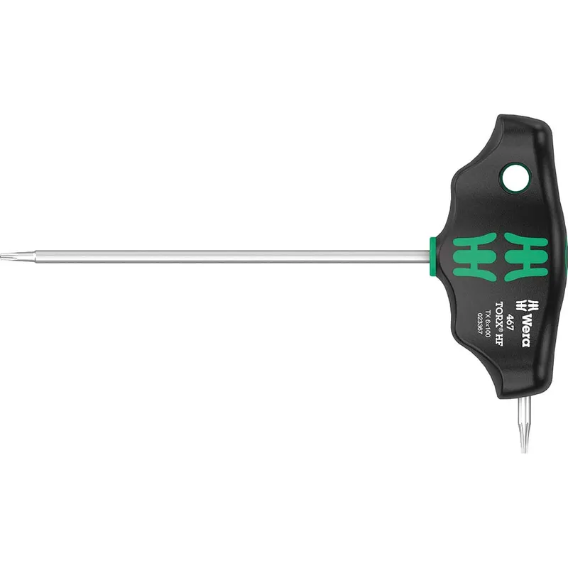 Wera 05023367001 467 Torx® HF T-Handle Screwdriver - HF TX 6 x 100mm