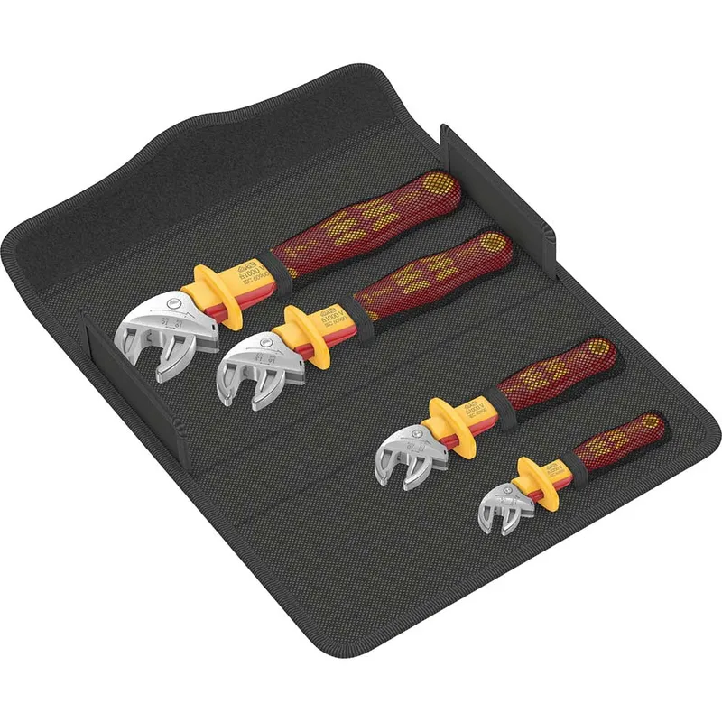 Wera 05020170001 6004 Joker Vde 4 Set 1 Vde Self-Setting Spanner S...