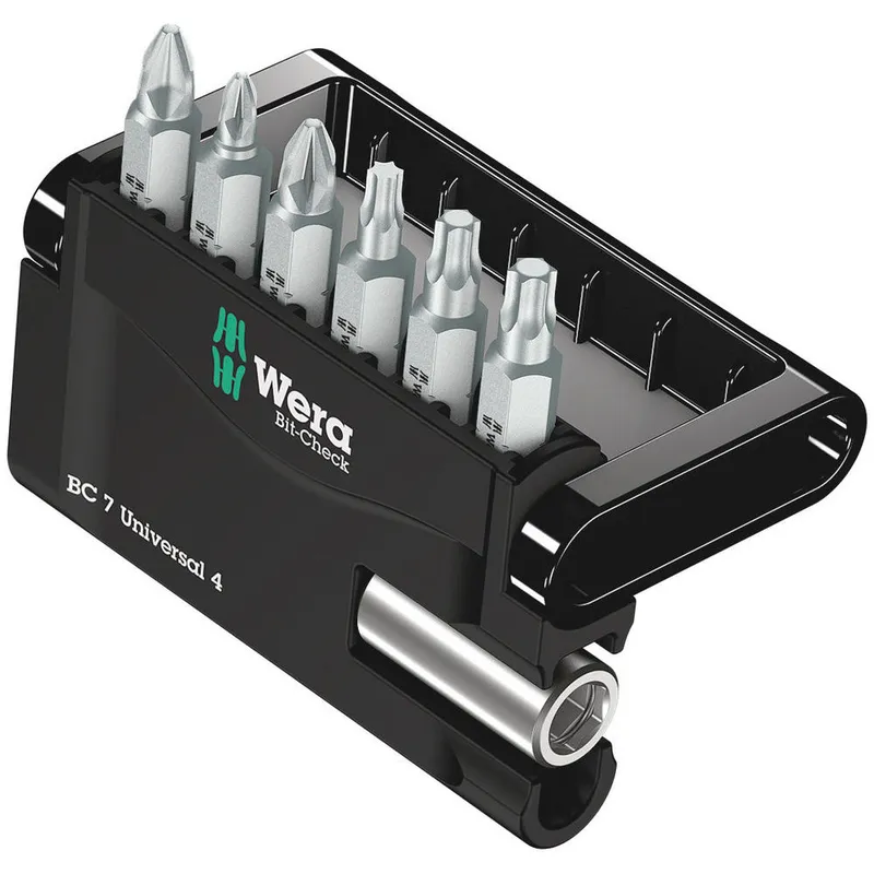 Wera 7 Piece Bit-Check Screwdriver Bit Set