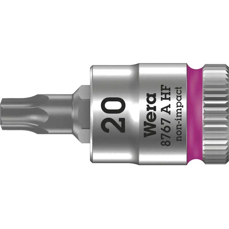 Wera 05003364001 8767 A HF Torx® Zyklop Bit Socket - Hold Func 1/4...