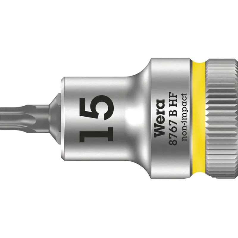 Wera 8767 B HF Zyklop 3/8" Drive Torx Socket Bit 3/8" T15