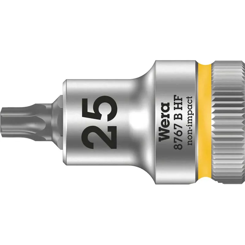 Wera 8767 B HF Zyklop 3/8" Drive Torx Socket Bit 3/8" T25