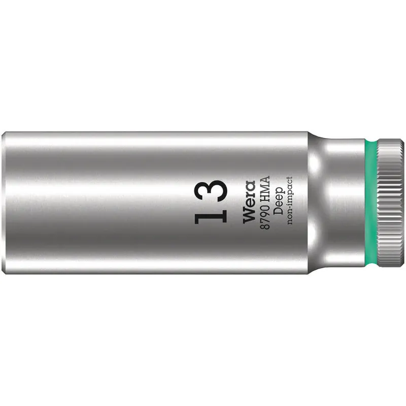 Wera 05004510001 8790 Hma Deep 1/4" Socket 13 x 50 mm