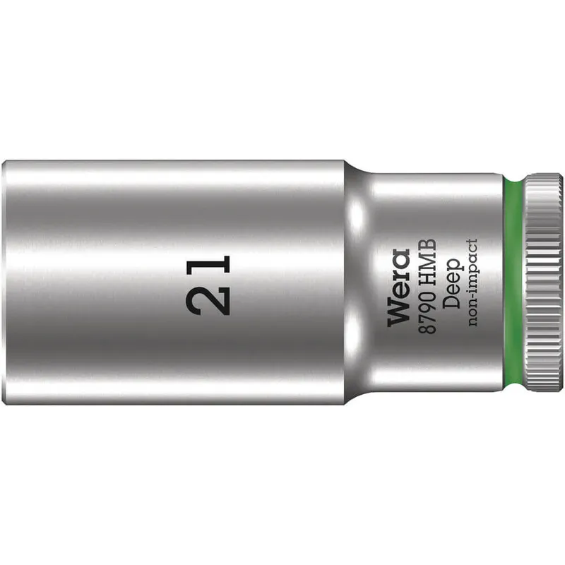 Wera 05004543001 8790 Hmb Deep 3/8" Socket 21 x 64 mm