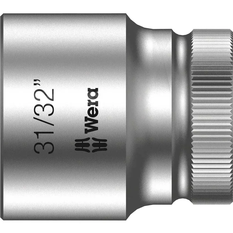 Wera 05003630001 Hmc Zyklop Ratchet 1/2in Socket 31/32in