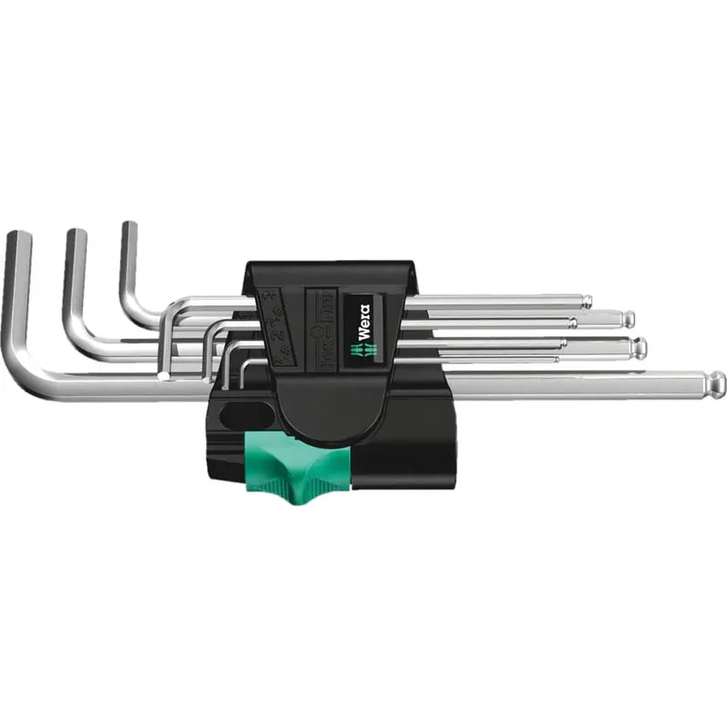 Wera 05022181001 950 Pkl/7 SM N L-Keys for Hex Socket Screws, 7-Pi...