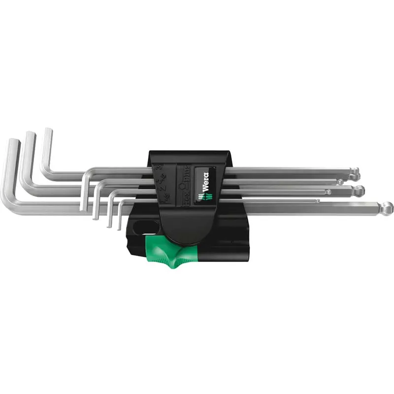 Wera 05022101001 950/7 Hex-Plus Magnet 1 Magnetic L-Key Set - Metr...