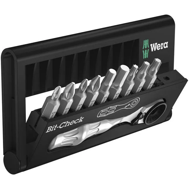 Wera BCBR9SB 10 Piece Zyklop Mini Ratchet & Bit Set