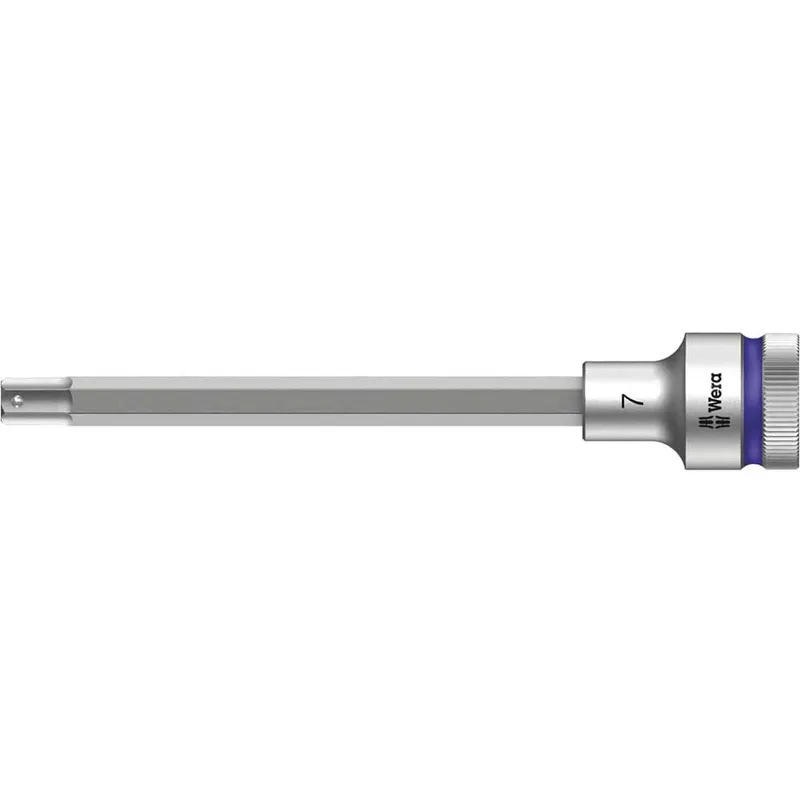 Wera 05003843001 8740 C HF Allen Bit 7 mm 1/2" Chrome-Plated Hex Hold