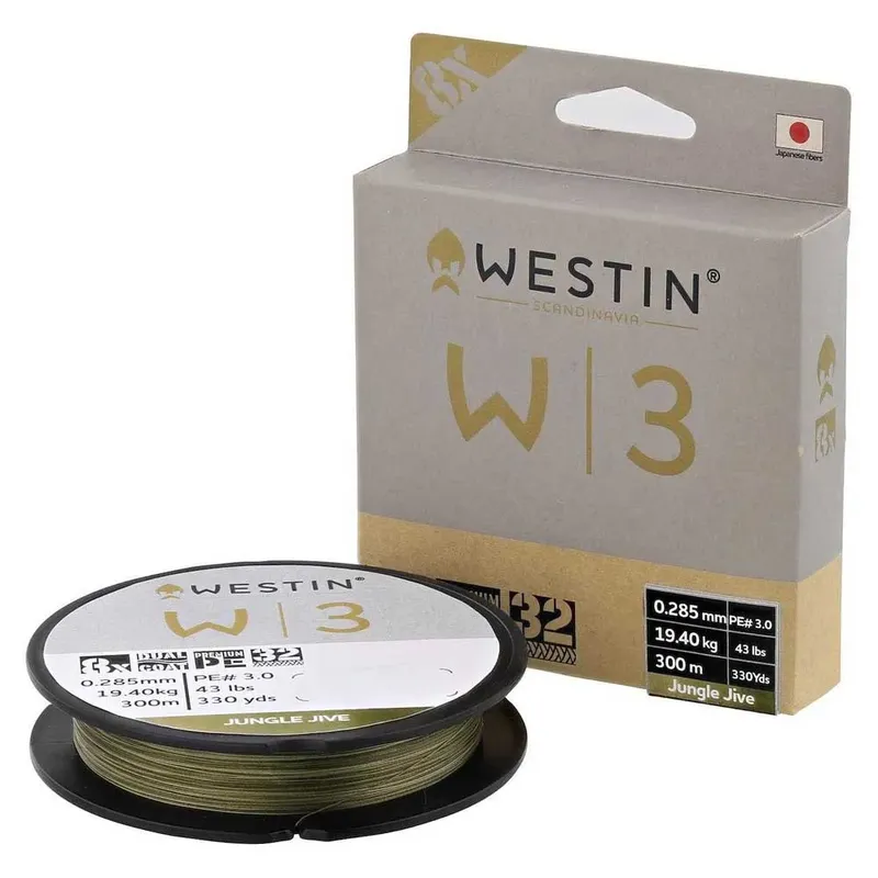 Westin Deadbait Braided Line 300 M Jungle Jive 0.330 mm unisex