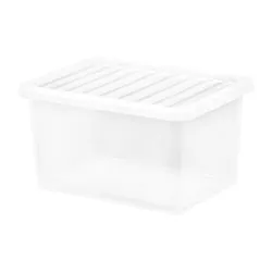 Wham Crystal Storage Box and Lid 31Ltr