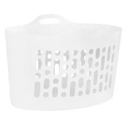 Wham White Flexi-Store Laundry Basket 50 Litre