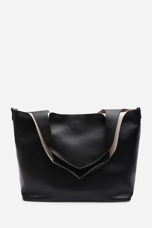 Where's That From Women's 'Citron' Shoulder Tote Bag in Black Black